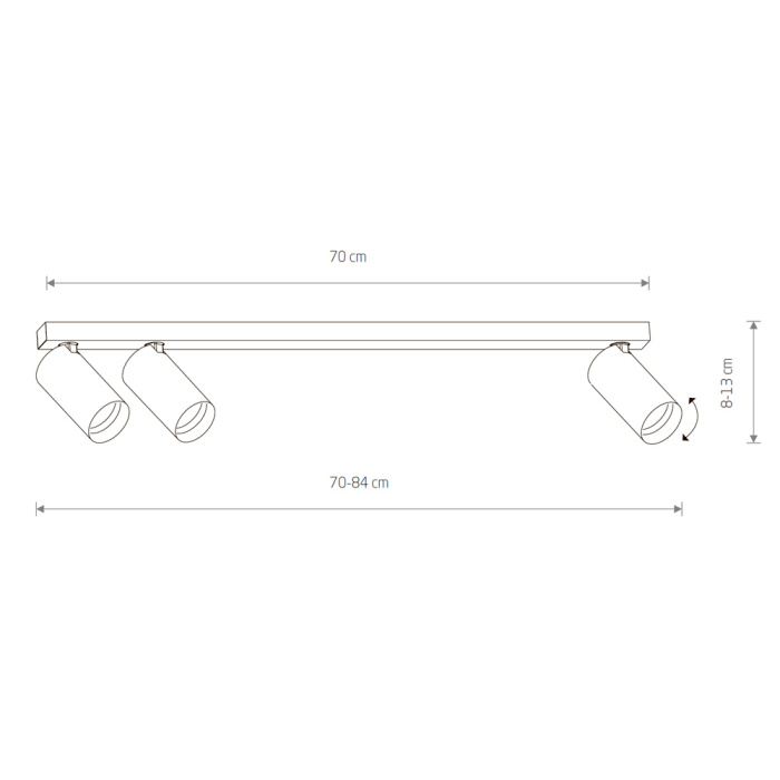 Накладной светильник спот Nowodvorski Mono Black/Gold 7767