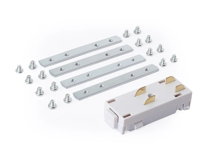 Коннектор питания прямой с соединителем для шинопровода в натяжной потолок Magnetic 220V Ambrella light GL1107