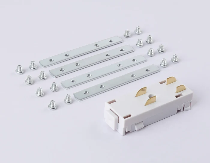 Коннектор питания прямой с соединителем для шинопровода в натяжной потолок Magnetic 220V Ambrella light GL1107