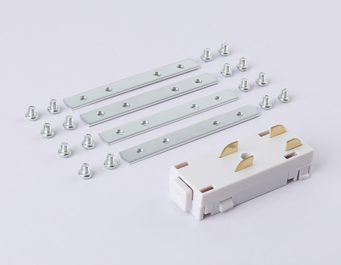 Коннектор питания прямой с соединителем для шинопровода в натяжной потолок Magnetic 220V Ambrella light GL1107