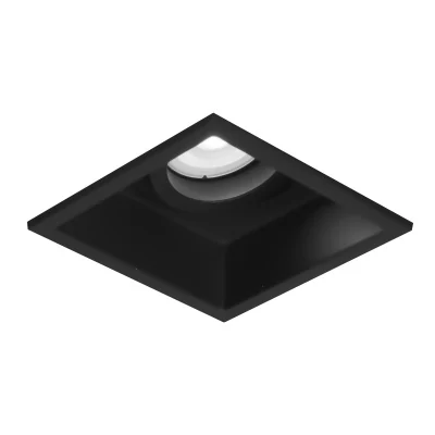 Светильник встраиваемый Черный GU10 1*50W IP20 L91,5xW91,5xH5,2 220V Без ламп ST261.418.01