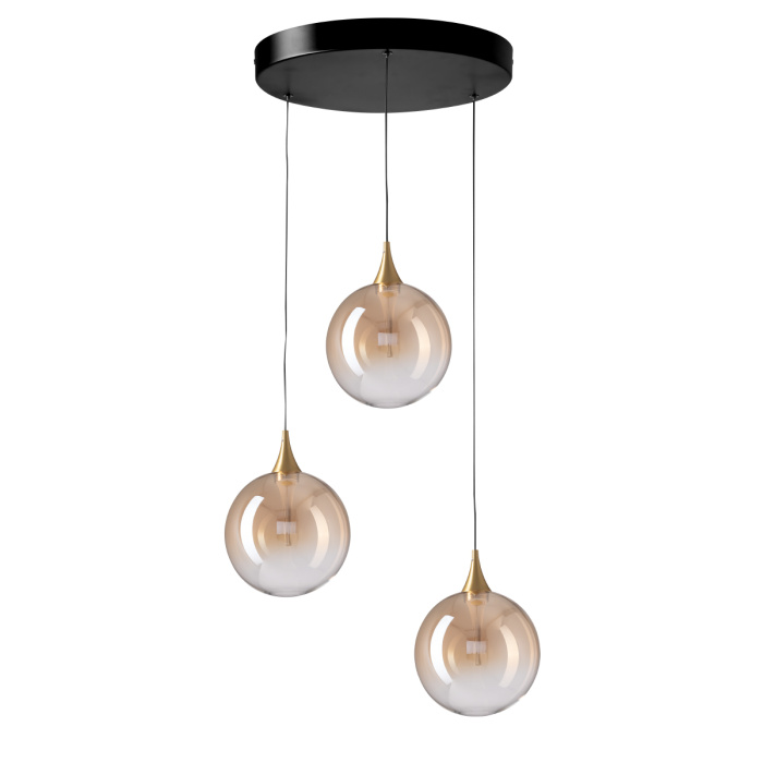 Подвесной светильник Delight Collection MD23001045 MD23001045H-3A brass/champagne