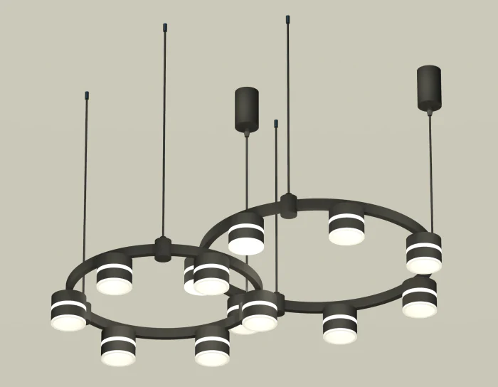 Комплект подвесного светильника Techno Ring с акрилом Ambrella light XR92091001