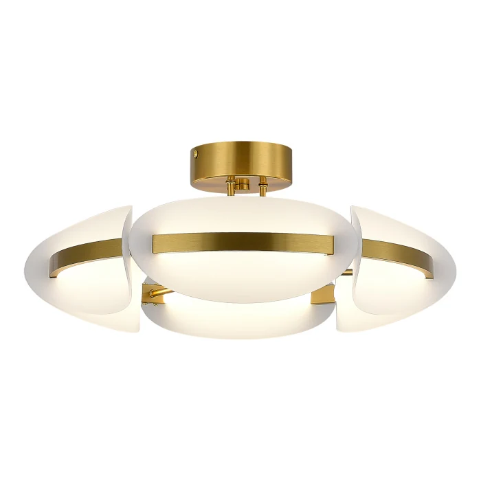 Светильник потолочный ST-Luce латунь/белый LED 1*45W 3000K SL1304.302.45