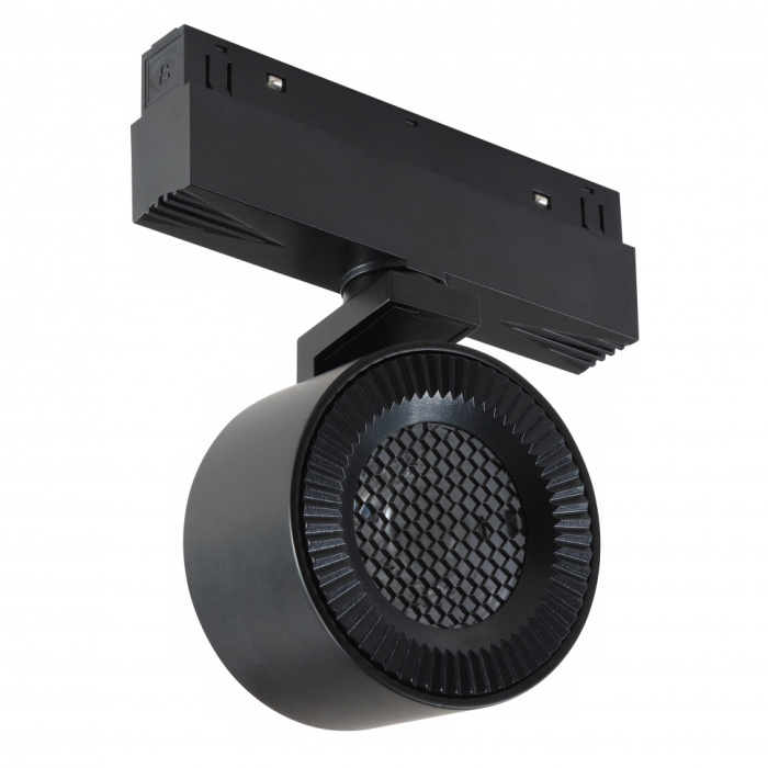 Светильник трековый магнитный iLedex VISION 4822-010-D82-12W-38DG-3000K BK (W/W)