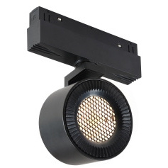 Светильник трековый магнитный iLedex VISION 4822-010-D82-12W-38DG-3000K BK (W/W)