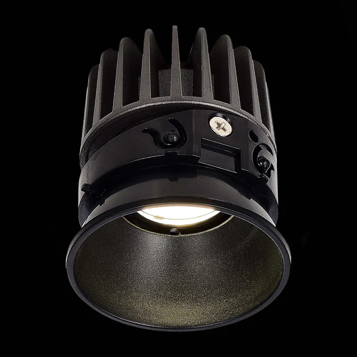 Светодиодный модуль Черный LED 1*2W 4000K 960Lm Ra90 36° IP20 D69xH85 220-240V(глянец) ST851.448.12