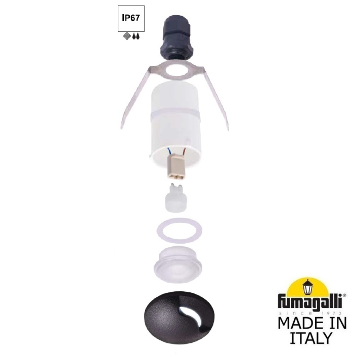 Уличный встраиваемый светильник FUMAGALLI TERESA 1L 2L1.000.000.AXZ1L