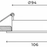 Встраиваемый светильник Hesby Lighting Core HSBL_0230
