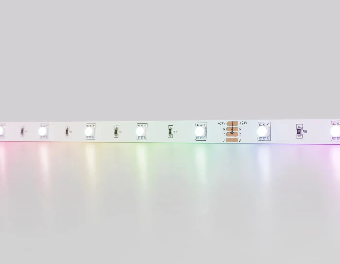 Светодиодная лента RGB Ambrella Light GS4301 5050 30Led /7.2W m/ 24V IP20 RGB 5m Ambrella light GS4301