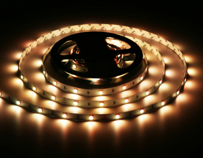 Светодиодная лента RGB Ambrella Light GS4301 5050 30Led /7.2W m/ 24V IP20 RGB 5m Ambrella light GS4301