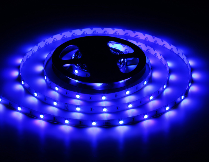 Светодиодная лента RGB Ambrella Light GS4301 5050 30Led /7.2W m/ 24V IP20 RGB 5m Ambrella light GS4301