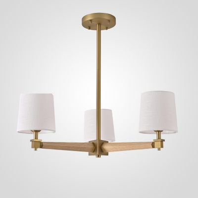 Люстра на штанге ImperiumLoft Stavra Jorgenson White/Light Wood 203578-26