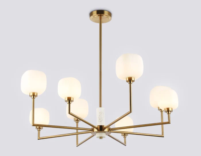 Люстра на штанге с мрамором AMBRELLA light LH53017