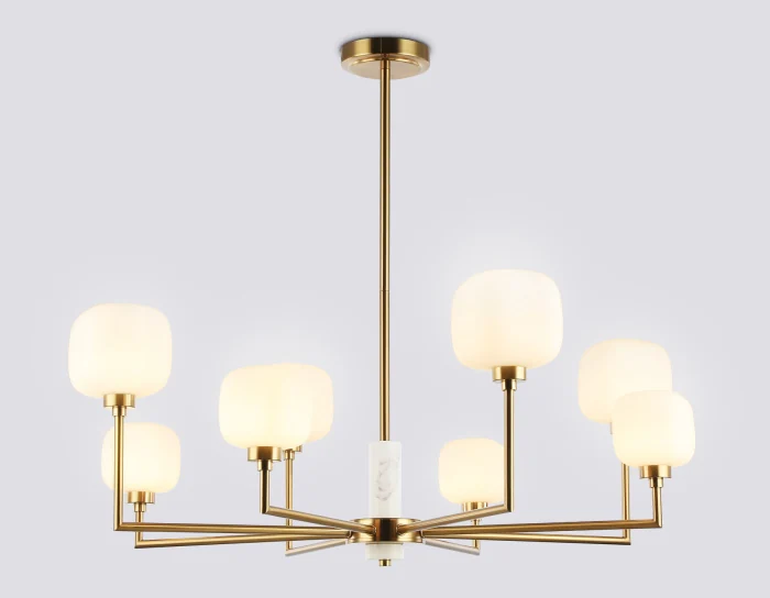 Люстра на штанге с мрамором AMBRELLA light LH53017