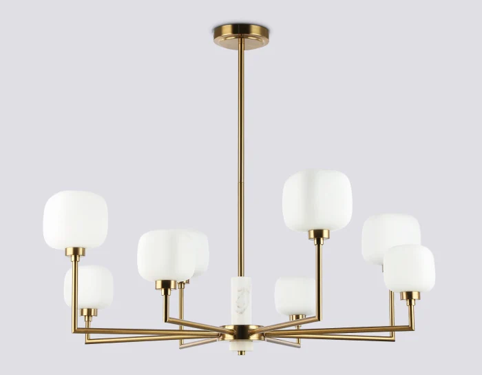 Люстра на штанге с мрамором AMBRELLA light LH53017