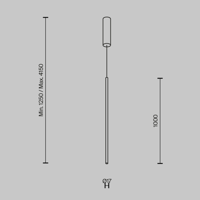 Подвесной светильник Maytoni Halo MOD246PL-L24BK1