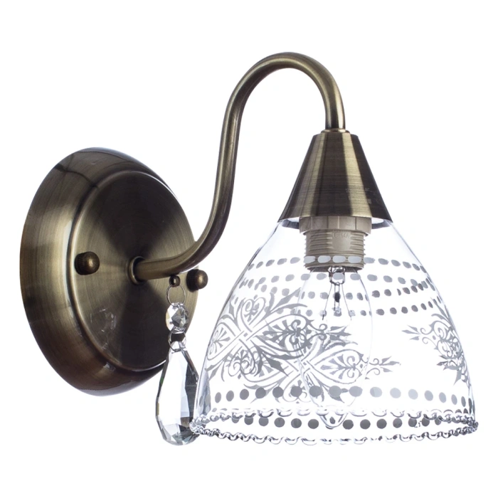 Светильник настенный Arte Lamp RUGIADA A1658AP-1AB