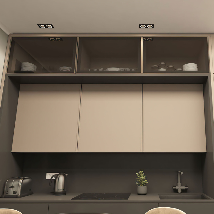 Встраиваемый светильник Denkirs Halo DK2062-BK