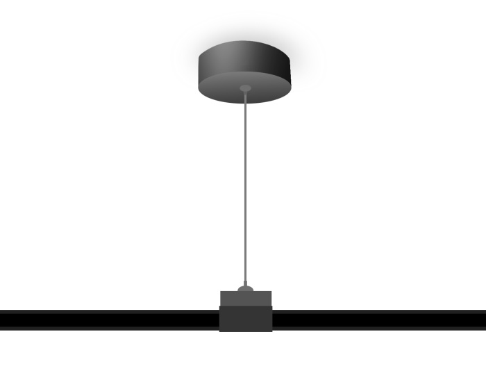 Подвес для трекового шинопровода 1м Ambrella light GL7033