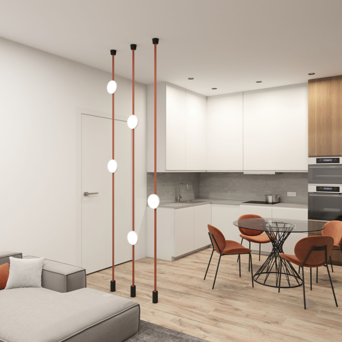 Светильник на шине Denkirs BELTY FLOW DK5567-WH+BK