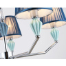 Подвесная люстра с абажуром и декором из керамики Ambrella light LH75061