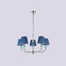 Подвесная люстра с абажуром и декором из керамики Ambrella light LH75061