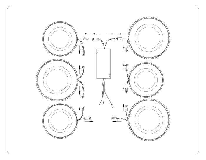 Потолочный светодиодный светильник с пультом Ambrella light FA8872