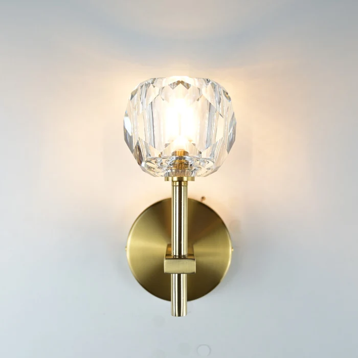Бра Boule de Cristal Single Sconce Brass ImperiumLoft