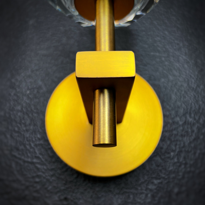 Бра Boule de Cristal Single Sconce Brass ImperiumLoft