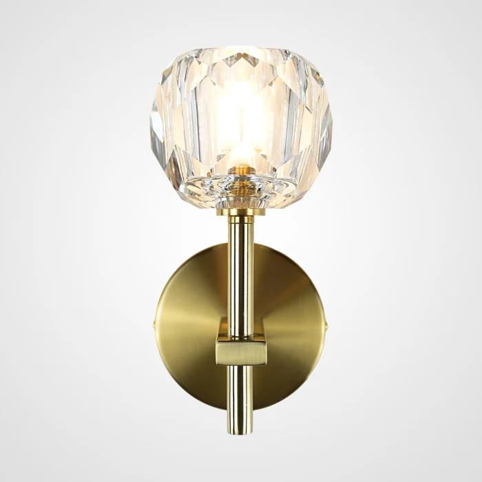 Бра Boule de Cristal Single Sconce Brass ImperiumLoft