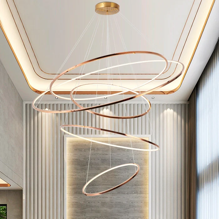 Люстра Cloyd KUBRIK C5 / выс. 400 см - золото (арт.10677)