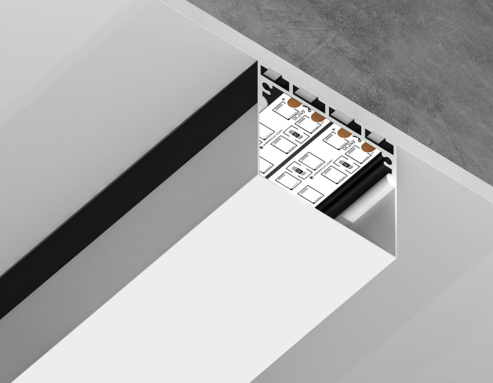 Алюминиевый профиль накладной/подвесной ILLUMINATION AMBRELLA LIGHT GP3070BK