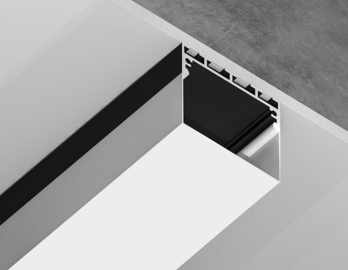 Алюминиевый профиль накладной/подвесной ILLUMINATION AMBRELLA LIGHT GP3070BK