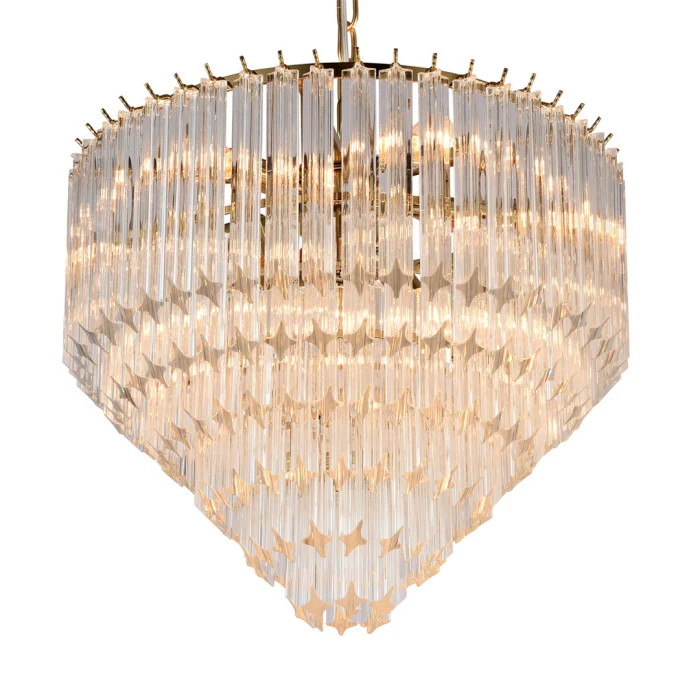 Люстра Cloyd ORATORIA C8 / Ø53 см - золото (арт.10307)