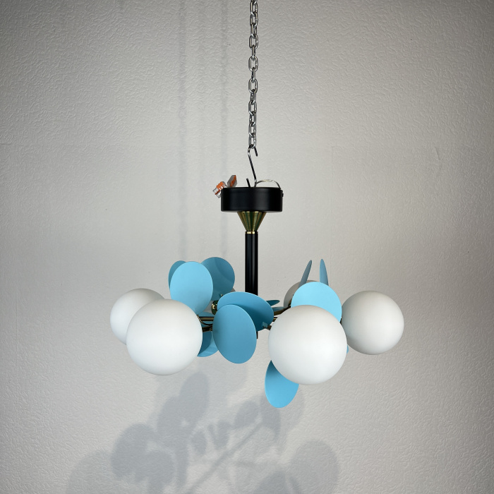 Люстра на штанге MATISSE BLUE D55 ImperiumLoft