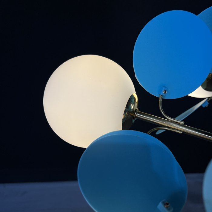 Люстра на штанге MATISSE BLUE D55 ImperiumLoft