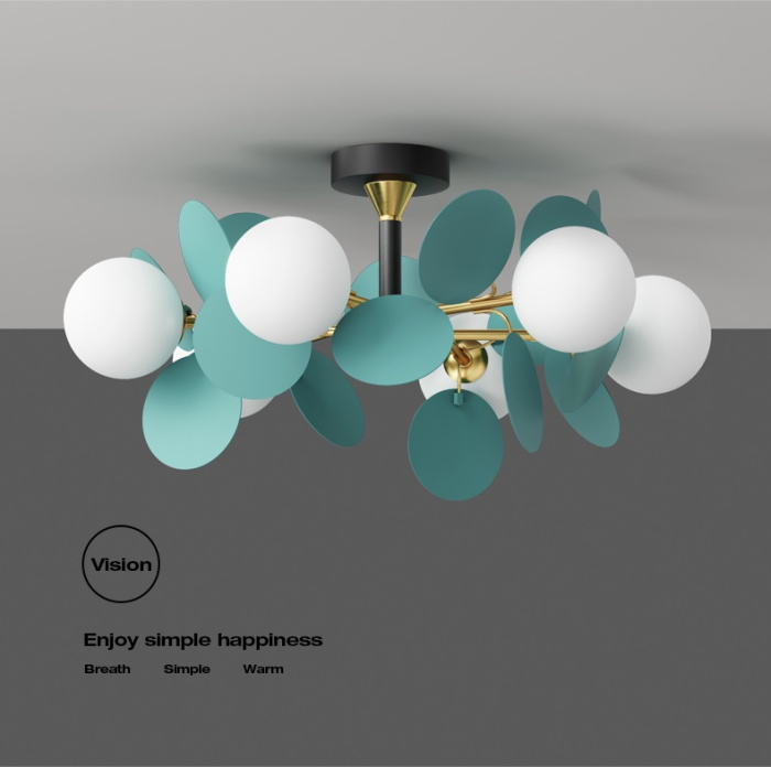 Люстра на штанге MATISSE BLUE D55 ImperiumLoft