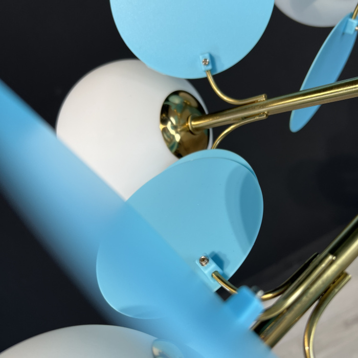 Люстра на штанге MATISSE BLUE D55 ImperiumLoft