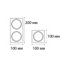 Рамка Italline M01-1019 white