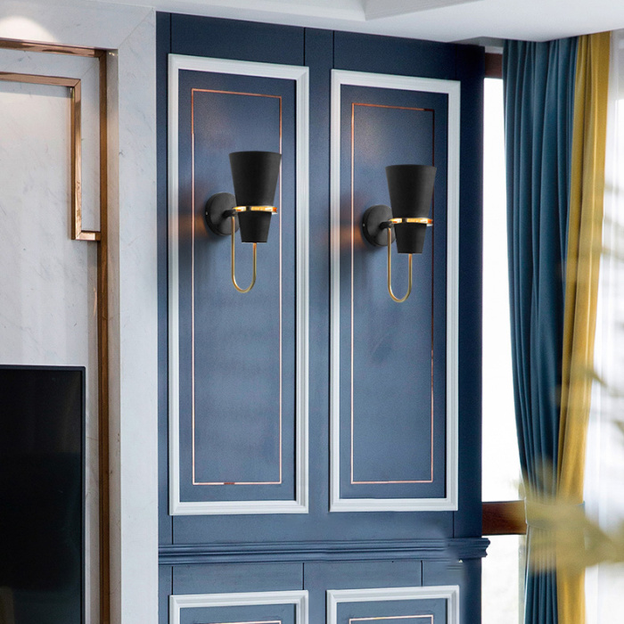 Настенный светильник REINAR WALL Черный ImperiumLoft