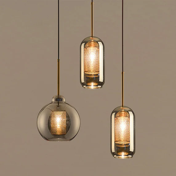 Подвесной светильник CATCH SMOKY D12 ImperiumLoft