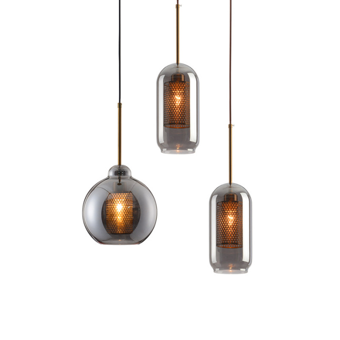 Подвесной светильник CATCH SMOKY D12 ImperiumLoft