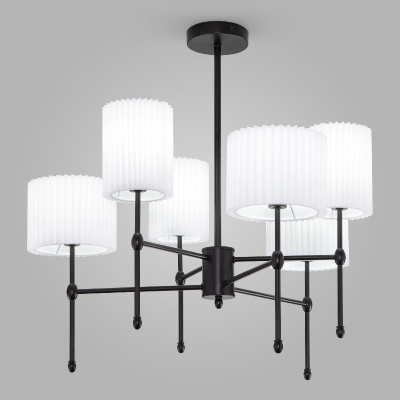 Люстра на штанге Eurosvet Notturno 60162/6 черный Smart