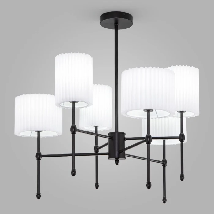 Люстра на штанге Eurosvet Notturno 60162/6 черный Smart