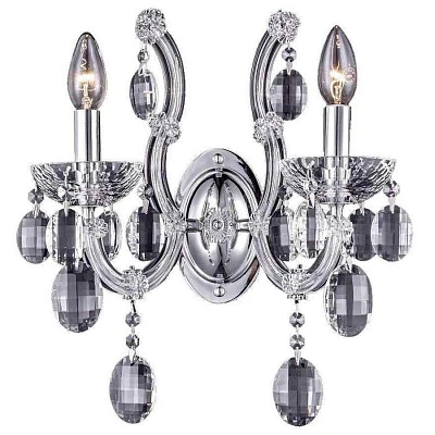 Бра Crystal Lux HOLLYWOOD AP2 CHROME