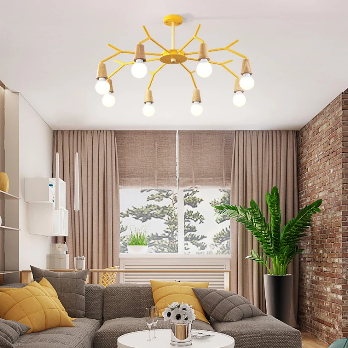 Люстра на штанге LES COLOR D95 Blue ImperiumLoft 220510-23