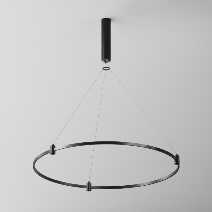 Подвесной набор с основанием под блок питания для круглого шинопровода Maytoni TRA154SW-BB-R-B