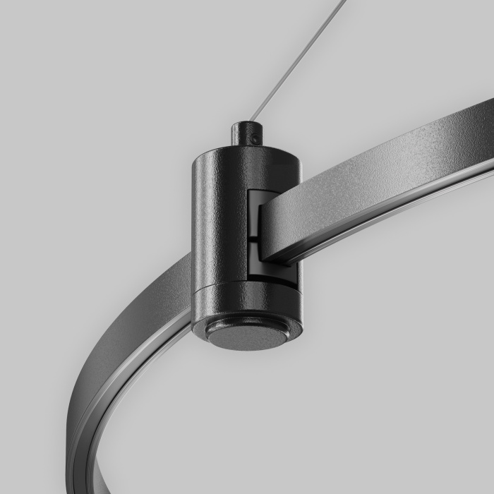 Подвесной набор с основанием под блок питания для круглого шинопровода Maytoni TRA154SW-BB-R-B