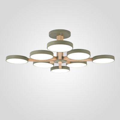 Потолочный светильник TURNA L8 Khaki ImperiumLoft